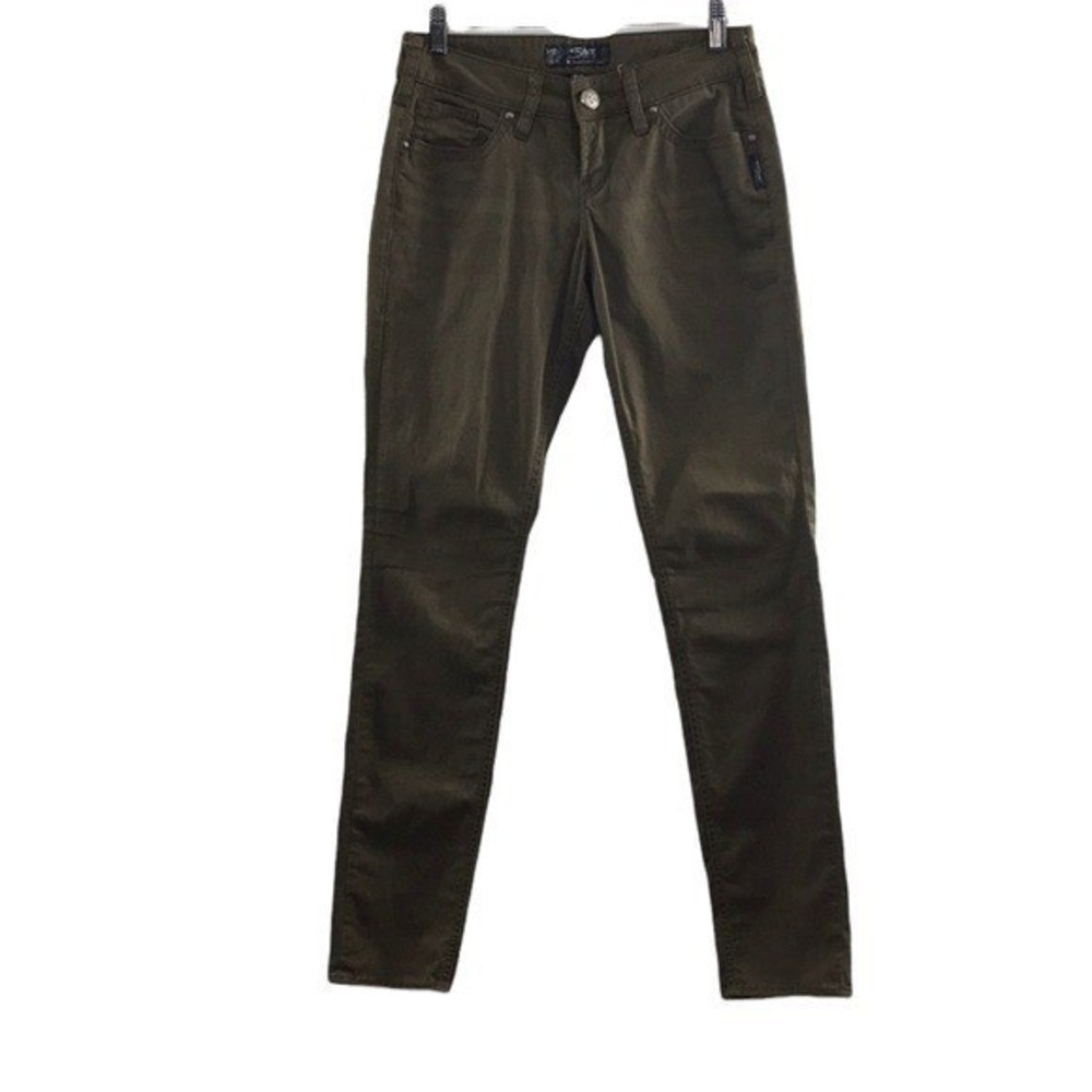 Silver Jeans Aiko Skinny Womens 26x31‎ Green Cotton Denim